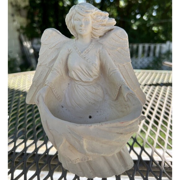 Goose Creek 1994 Angel Wall/Pole Garden Pocket Planter Resin Holiday Boho Celtic - Picture 3 of 8